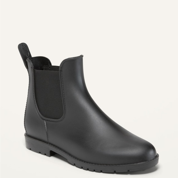 Olds Navy, Water repellent pull on rain boots, 10 - Picture 1 of 7